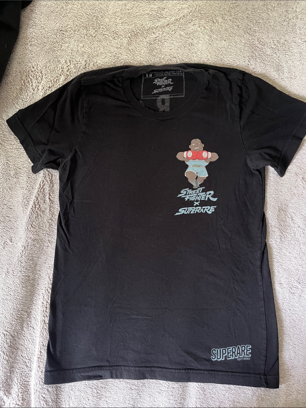 Street Fighter Black Graphic Tee